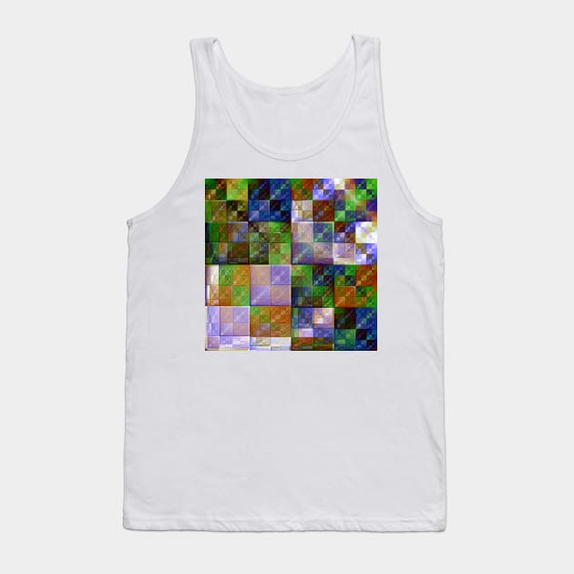 Fractal patchwork Tank Top by krinichnaya